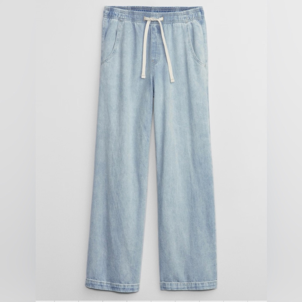 GAP Factory Light Blue Wide Leg Pants